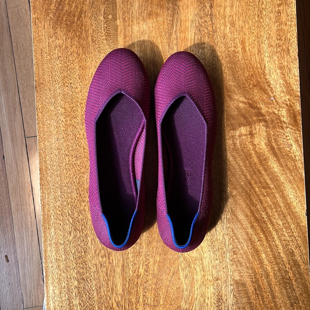 Rothy's THE FLAT - Cabernet Herringbone